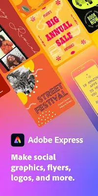 Adobe Express: Graphic Design 螢幕截圖 0