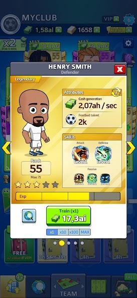 Idle Soccer Story - Tycoon RPG Mod स्क्रीनशॉट 3