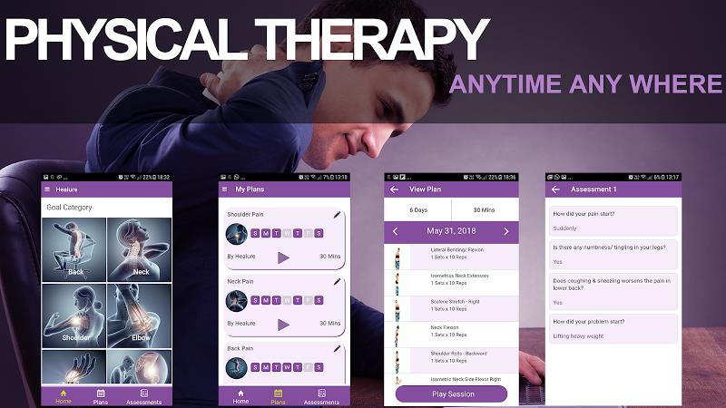 Healure: Physiotherapy Exercis Screenshot 0