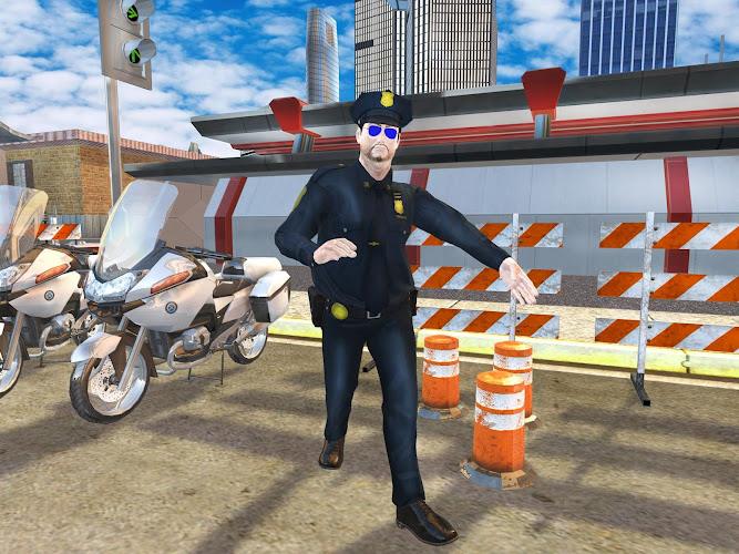 US Police Bike Chase Game 螢幕截圖 0