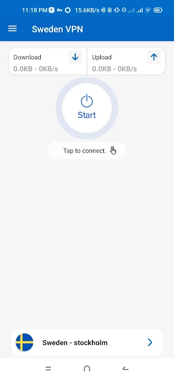 Sweden VPN - Fast & Secure 螢幕截圖 1