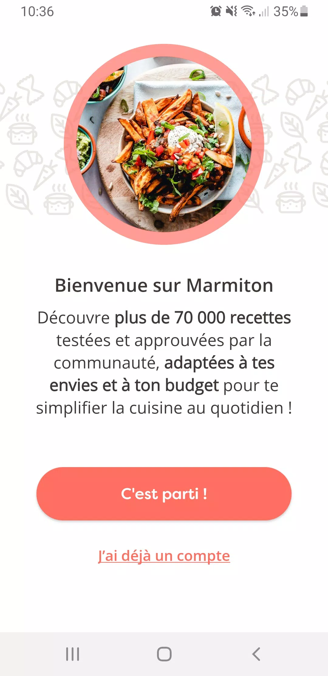 Marmiton, recettes de cuisine Ảnh chụp màn hình 0