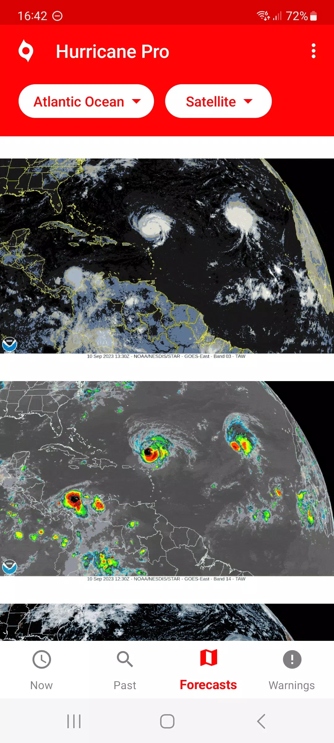 My Hurricane Tracker 螢幕截圖 1