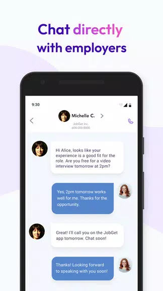 JobGet: Get Hired 螢幕截圖 1