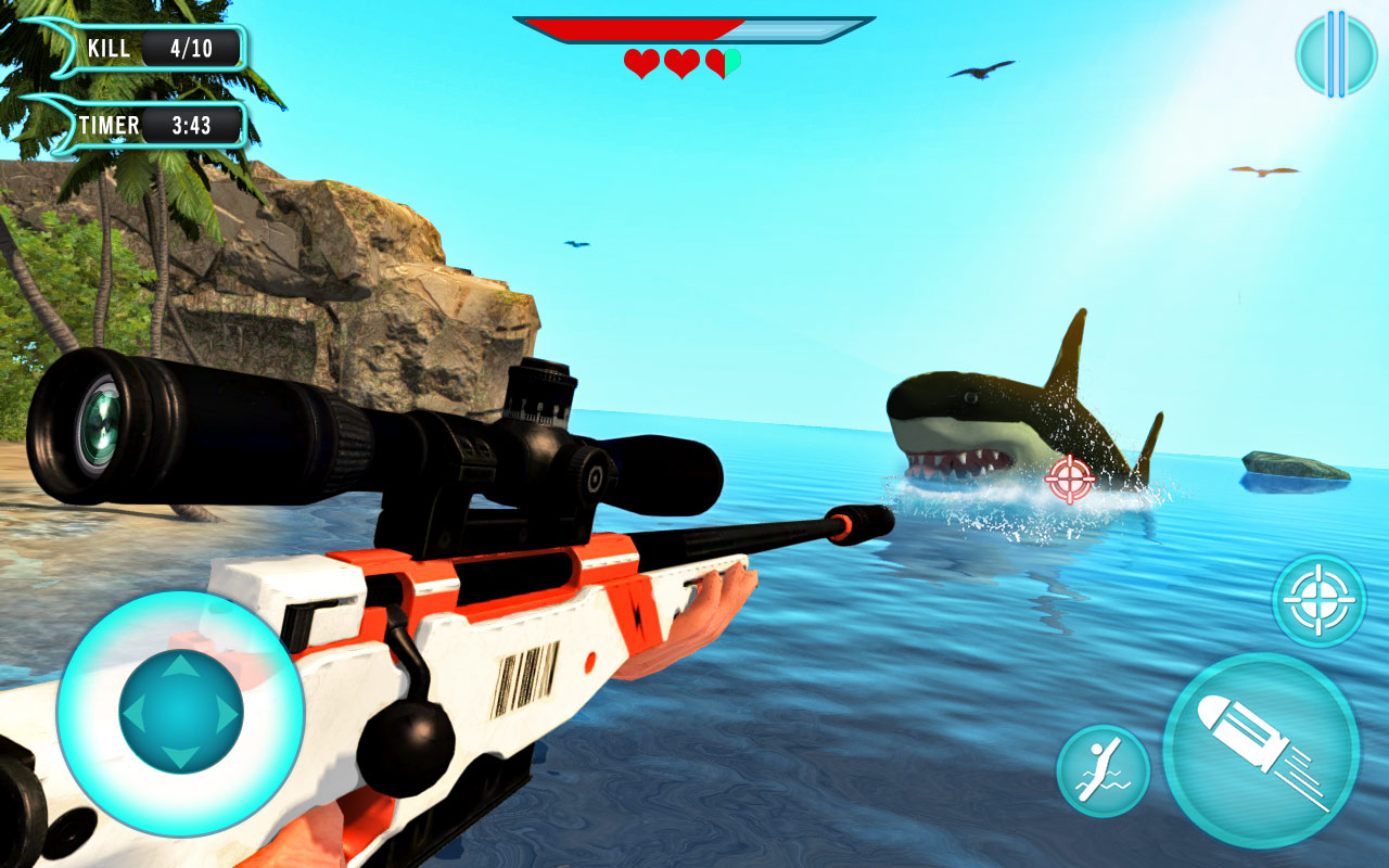 Hunt Wild Shark Simulator 螢幕截圖 1