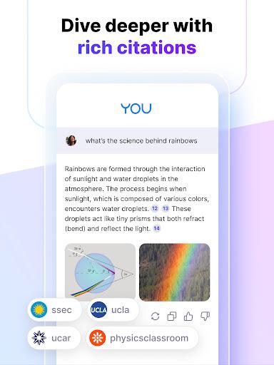 You.com AI Search and Browse Capture d'écran 3