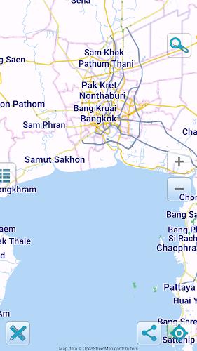 Schermata Map of Thailand offline 0