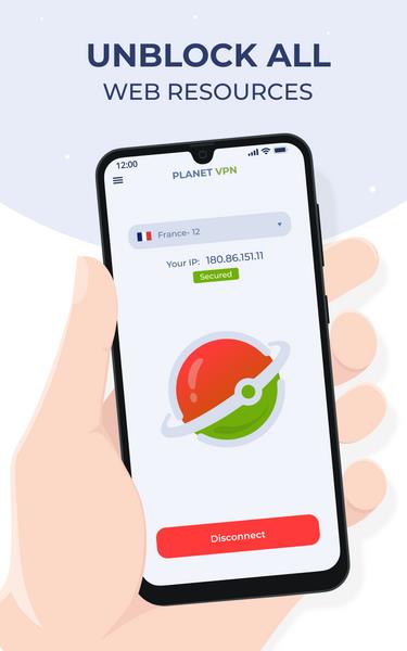 Free VPN Planet Captura de pantalla 0