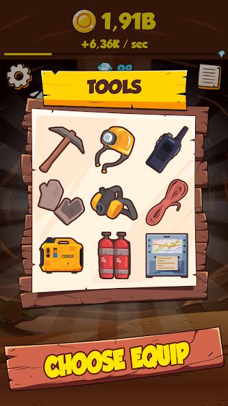 Idle Miner Clicker: Tap Tycoon Mod Скриншот 3