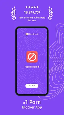 BlockerX: Porn Blocker/ NotFap 螢幕截圖 0