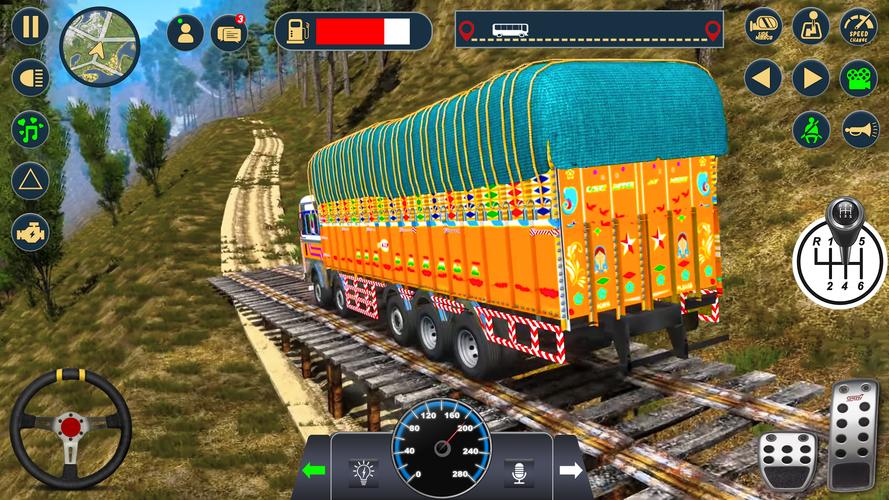 Indian Truck Drive Lorry Games Скриншот 3