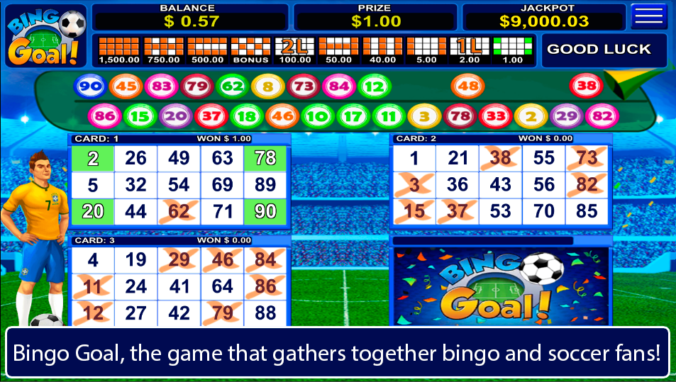 Bingo Goal - Video Bingo应用截图第0张