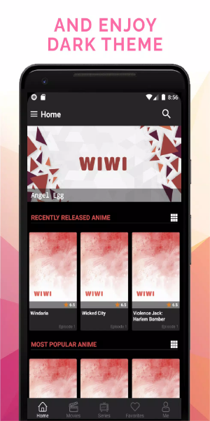 WiWi Anime TV 螢幕截圖 1