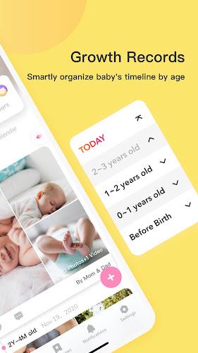 Bebememo - Smart Baby Journal स्क्रीनशॉट 1