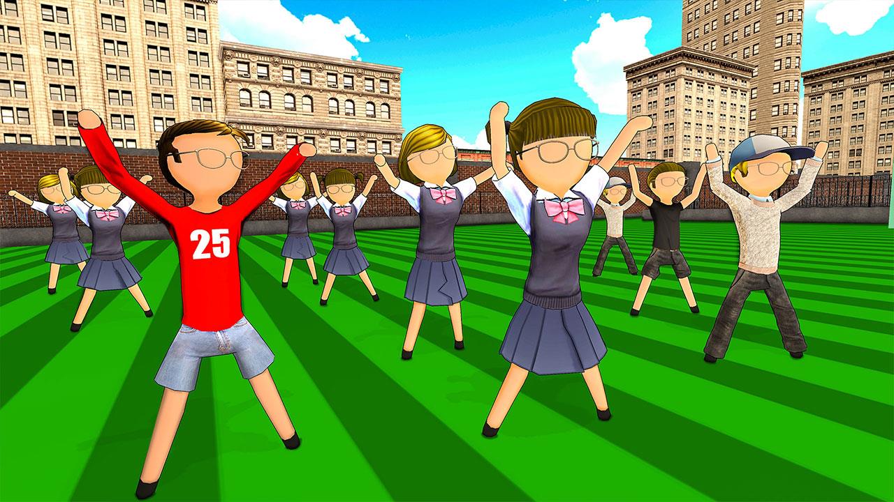 Stickman High School Girl Game Ảnh chụp màn hình 2