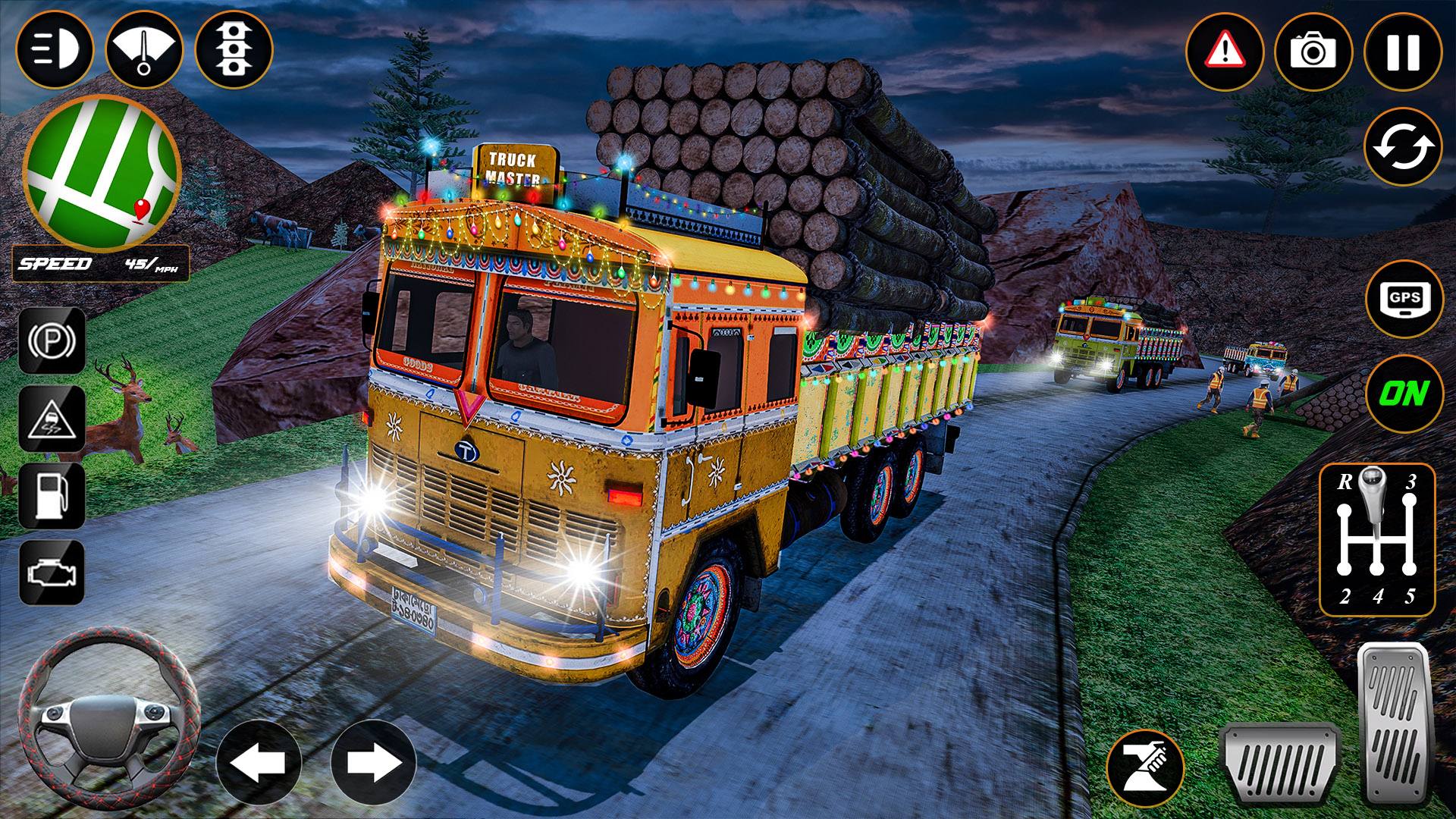 Crazy Truck Driving:Truck Game Captura de pantalla 0