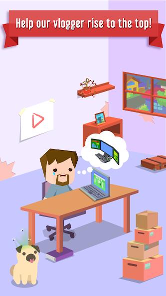 Vlogger Go Viral: Tuber Life Mod Captura de tela 0