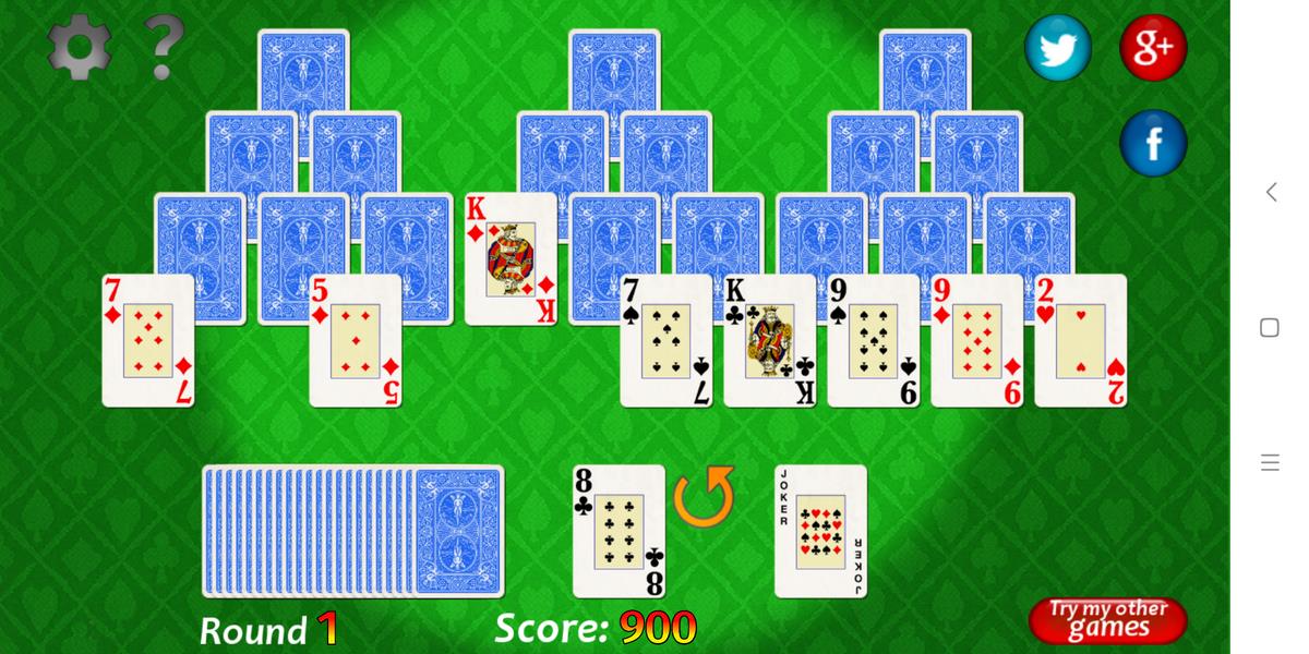 Vegas Solitaire TriPeaks 螢幕截圖 2