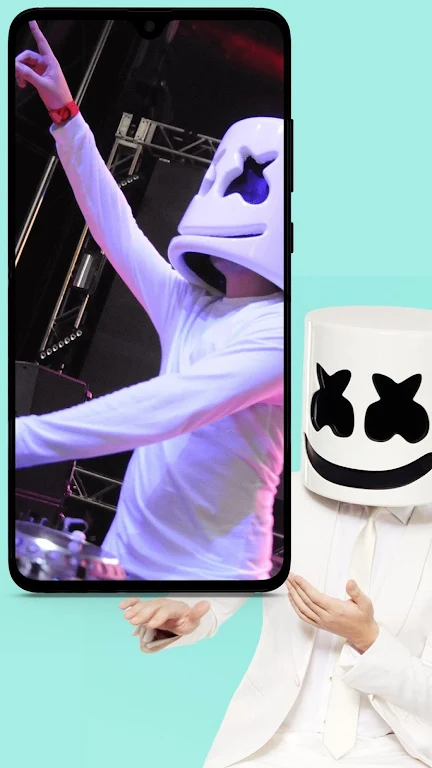 Marshmello Wallpaper ภาพหน้าจอ 3