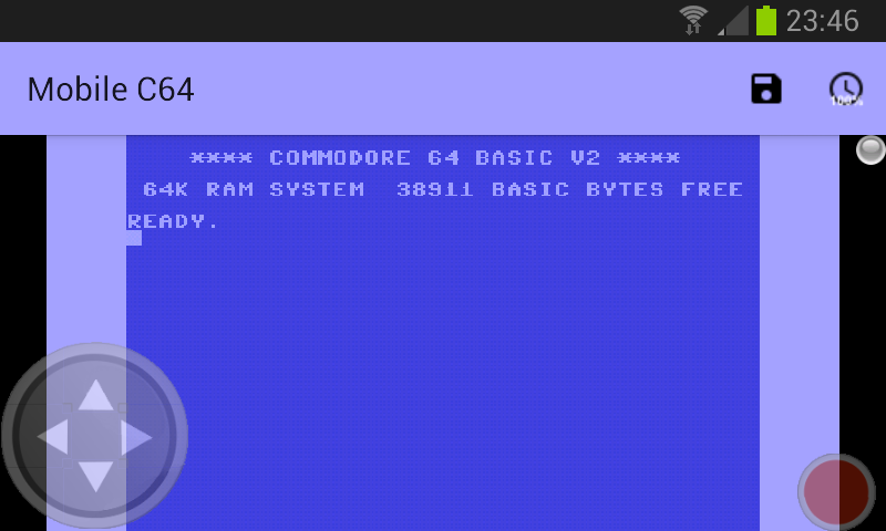 Mobile C64 螢幕截圖 0