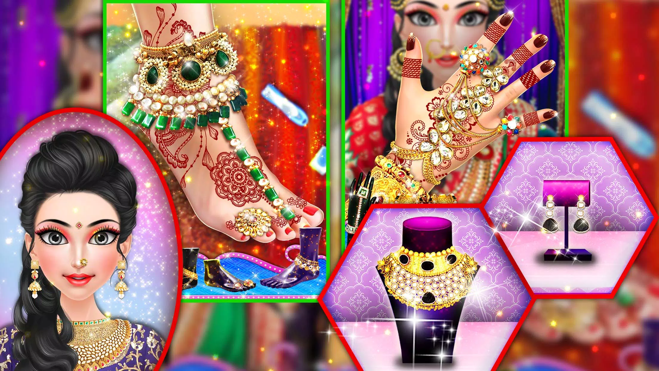 Wedding Fashion Makeup Dressup Screenshot 1