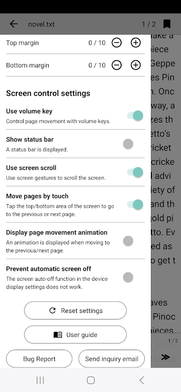 Schermata Readbook - Text Viewer 2