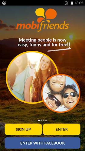 Mobifriends: Date, meet people Captura de tela 0