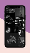 Black Aesthetic Wallpaper ภาพหน้าจอ 0