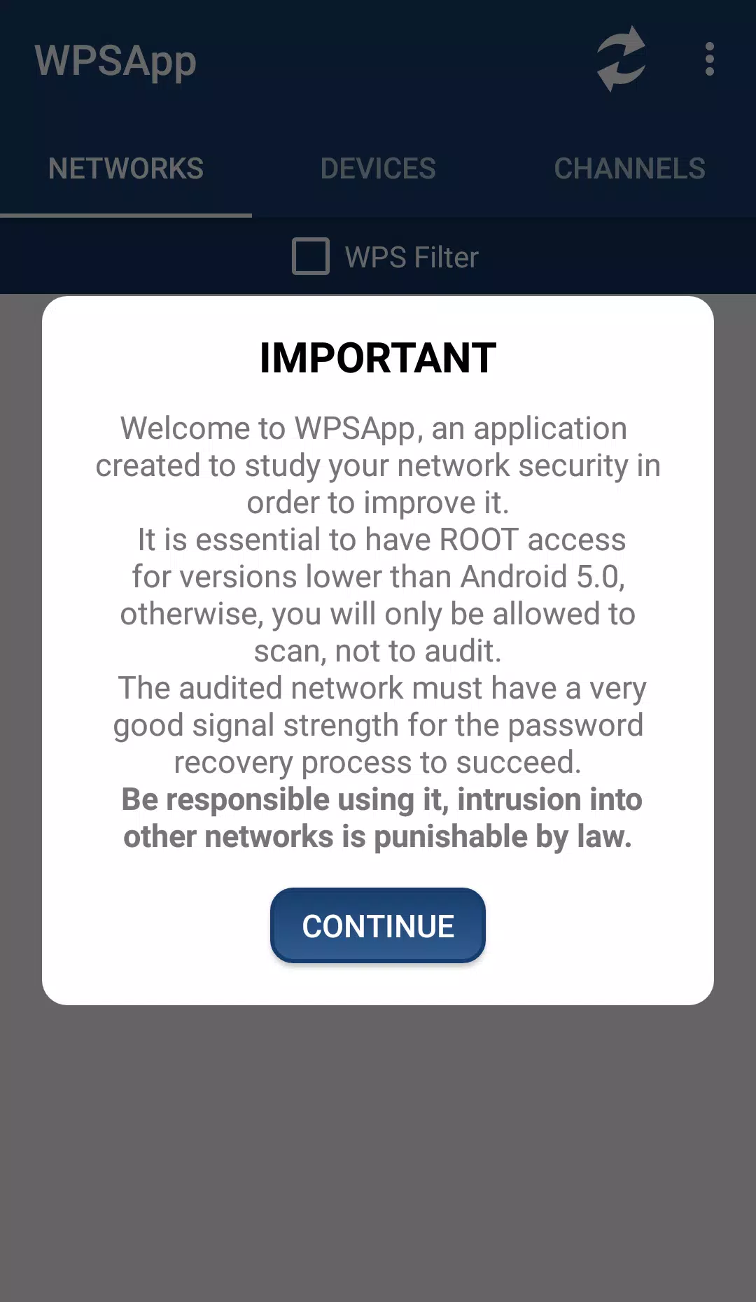 WPSApp 螢幕截圖 1