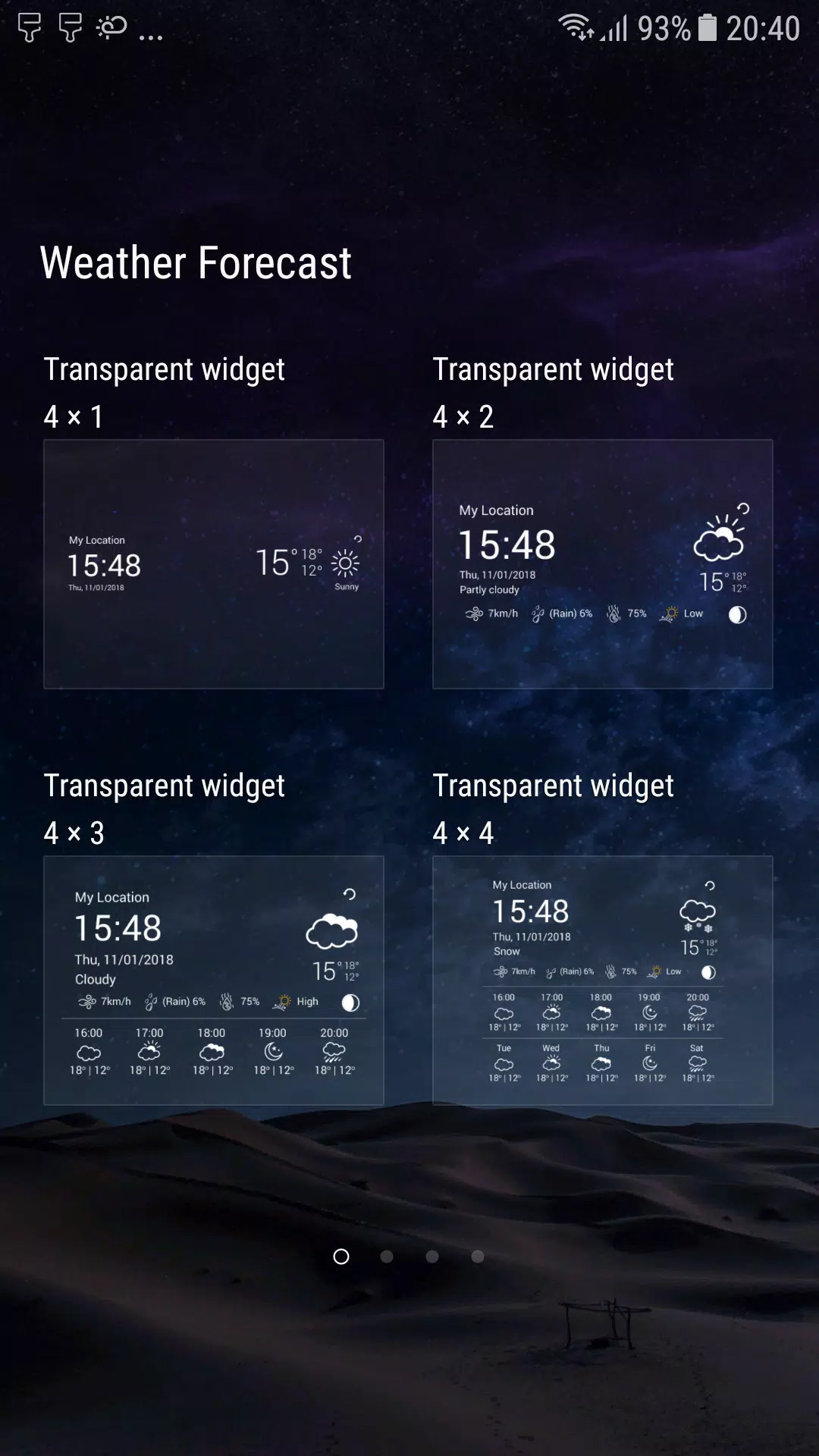 Weather Forecast Captura de tela 3