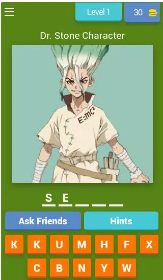 Dr Stone Quiz 螢幕截圖 0