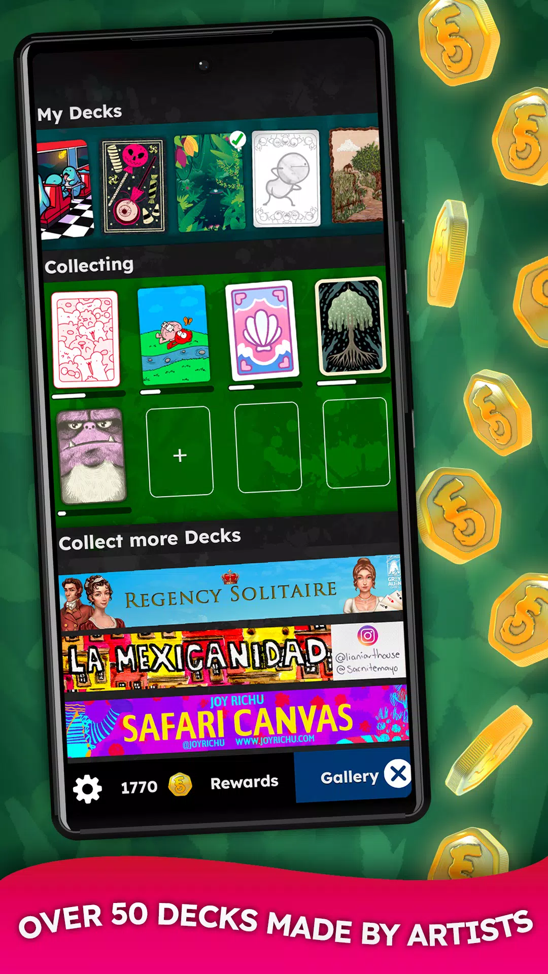 FLICK SOLITAIRE - Cozy Cards Schermafbeelding 3