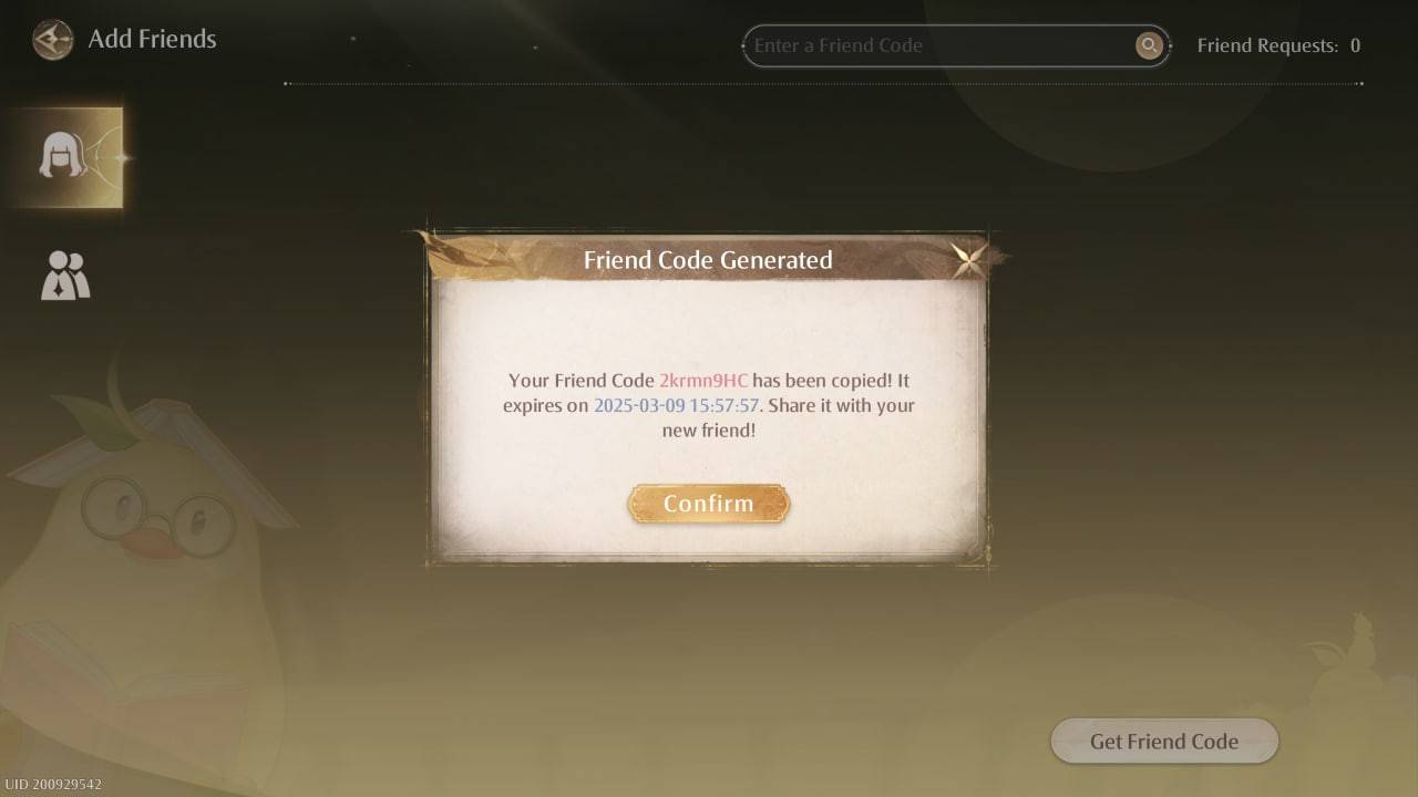 Infinity Nikki Friend Code