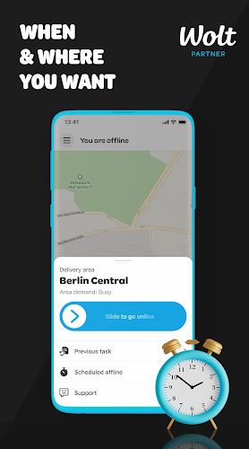 Wolt Courier Partner Ảnh chụp màn hình 1