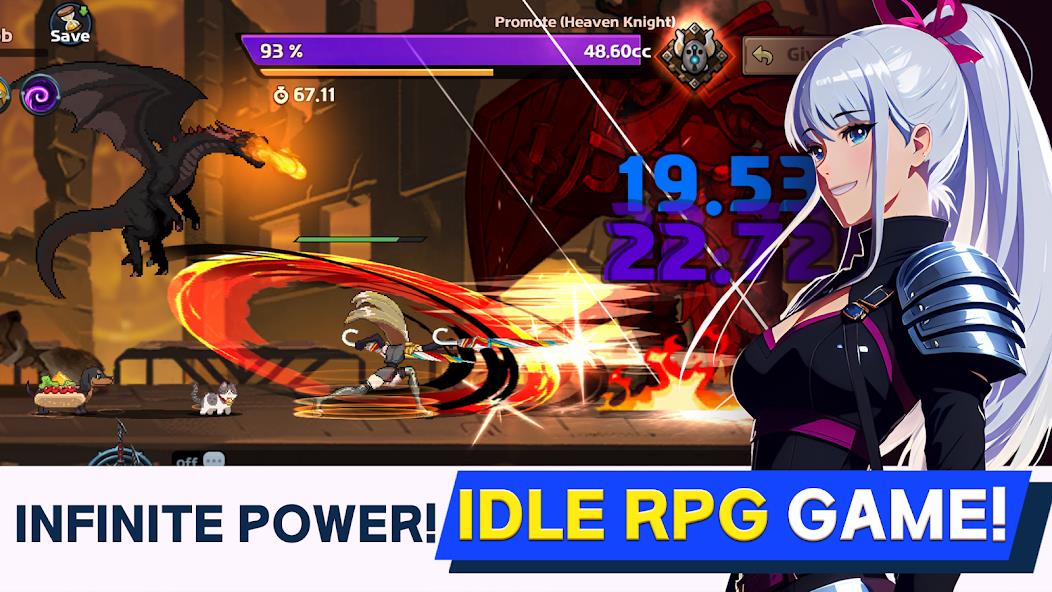 Dual Blader : Idle Action RPG Mod Tangkapan skrin 1