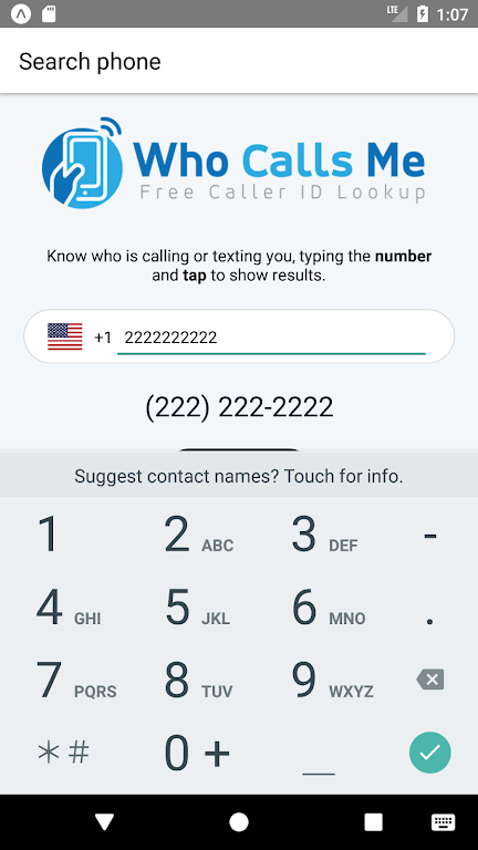 WhoCallsMe স্ক্রিনশট 1