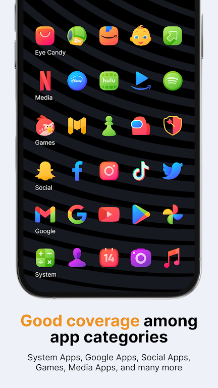 Vera Icon Pack Mod ဖန်သားပြင်ဓာတ်ပုံ 3