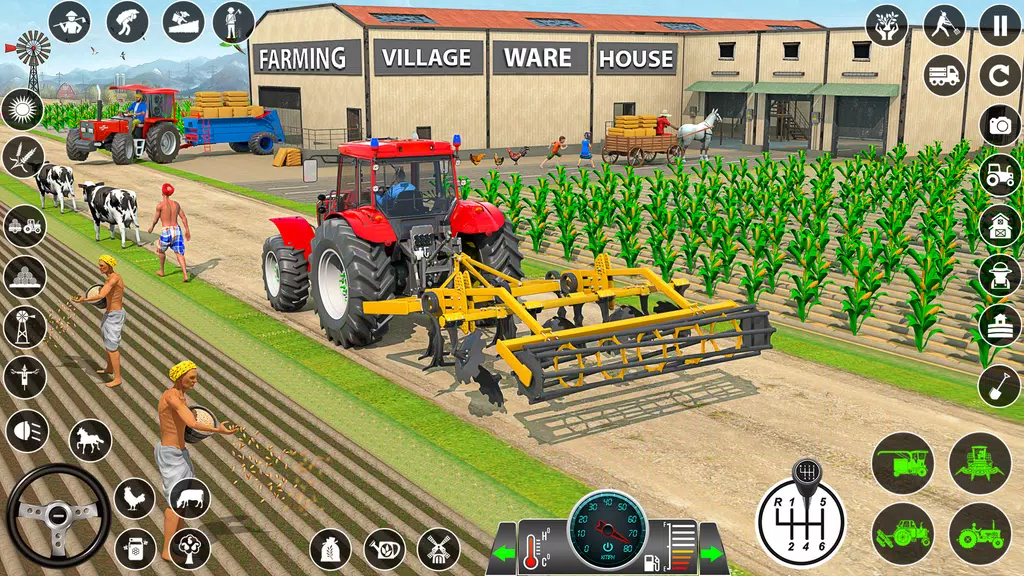 Farming Games: Tractor Driving Screenshot 0