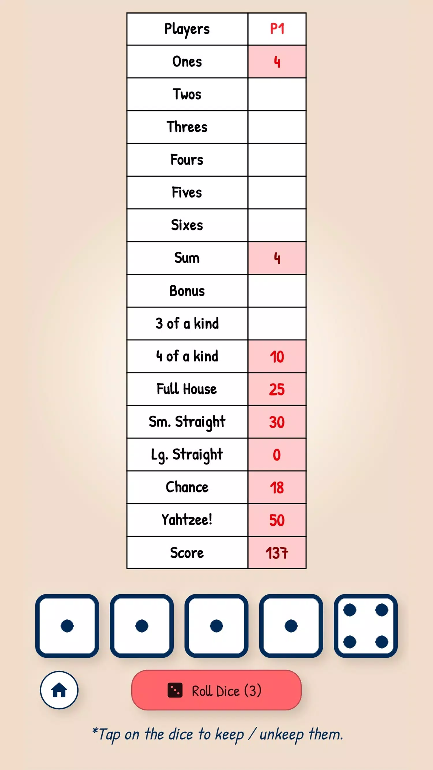 Lucky Dice应用截图第1张