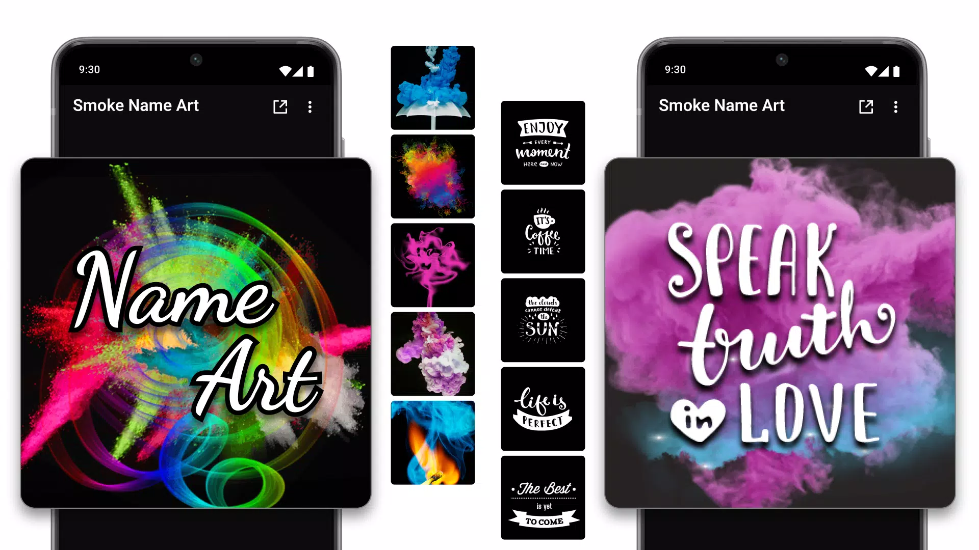 Smoke Name Art Maker Capture d'écran 0