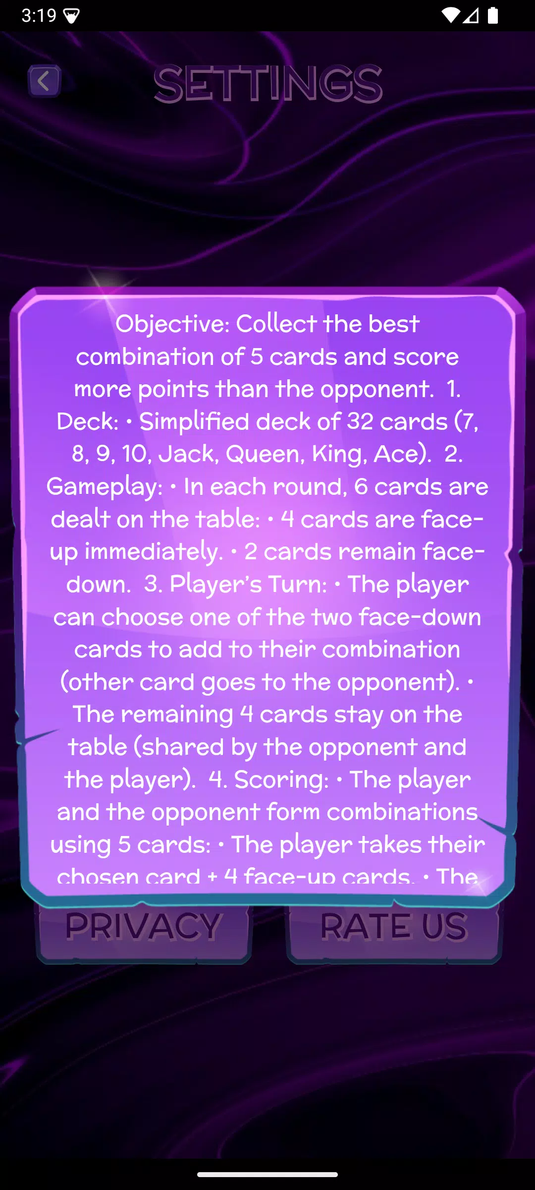 Five Card Showdown स्क्रीनशॉट 3