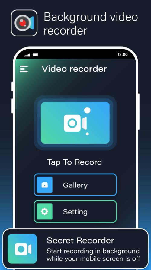 Background Video Recorder Cam Schermafbeelding 0