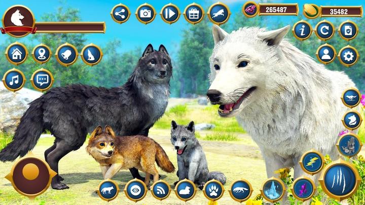 Arctic Craft Wolf Family Sim ภาพหน้าจอ 2