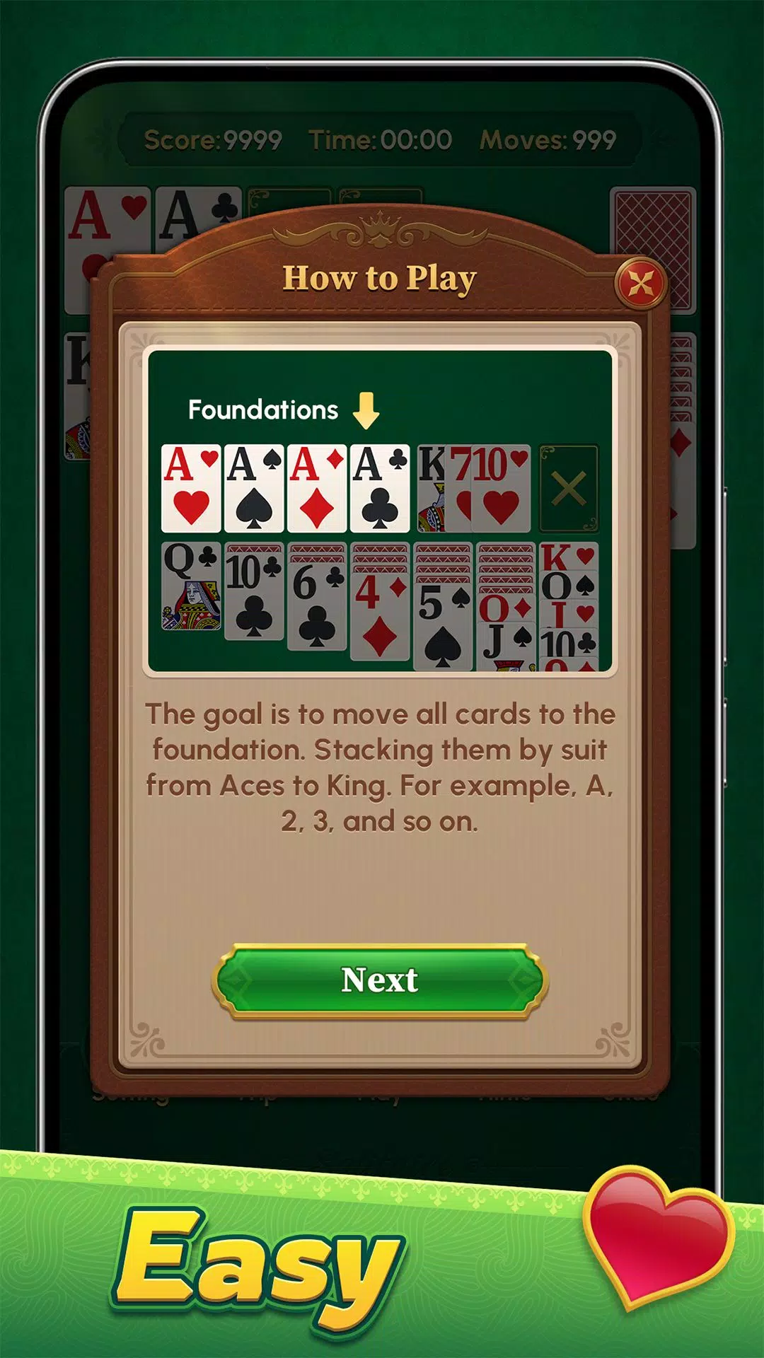 Classic Solitaire: Regal Card ဖန်သားပြင်ဓာတ်ပုံ 1