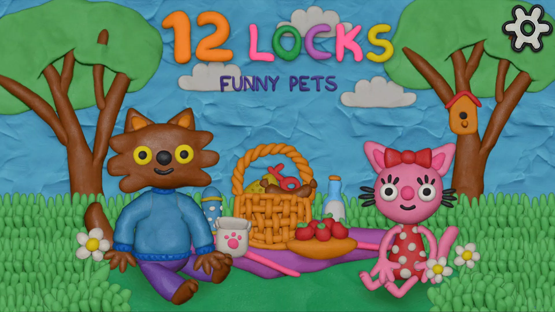 12 Locks Funny Pets 스크린샷 0