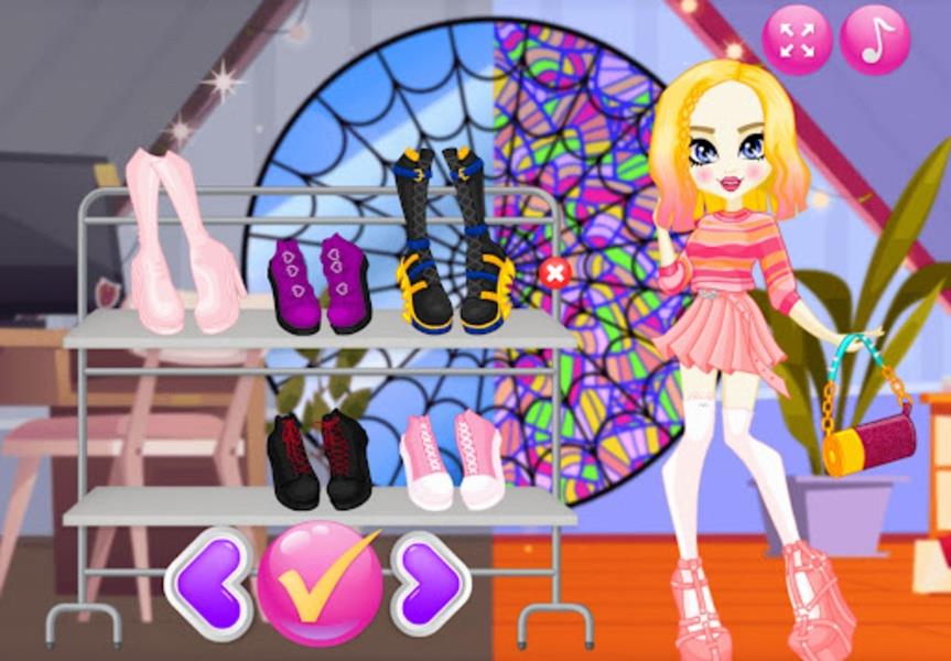 Wednesday Dress Up: Girl Games Screenshot 1