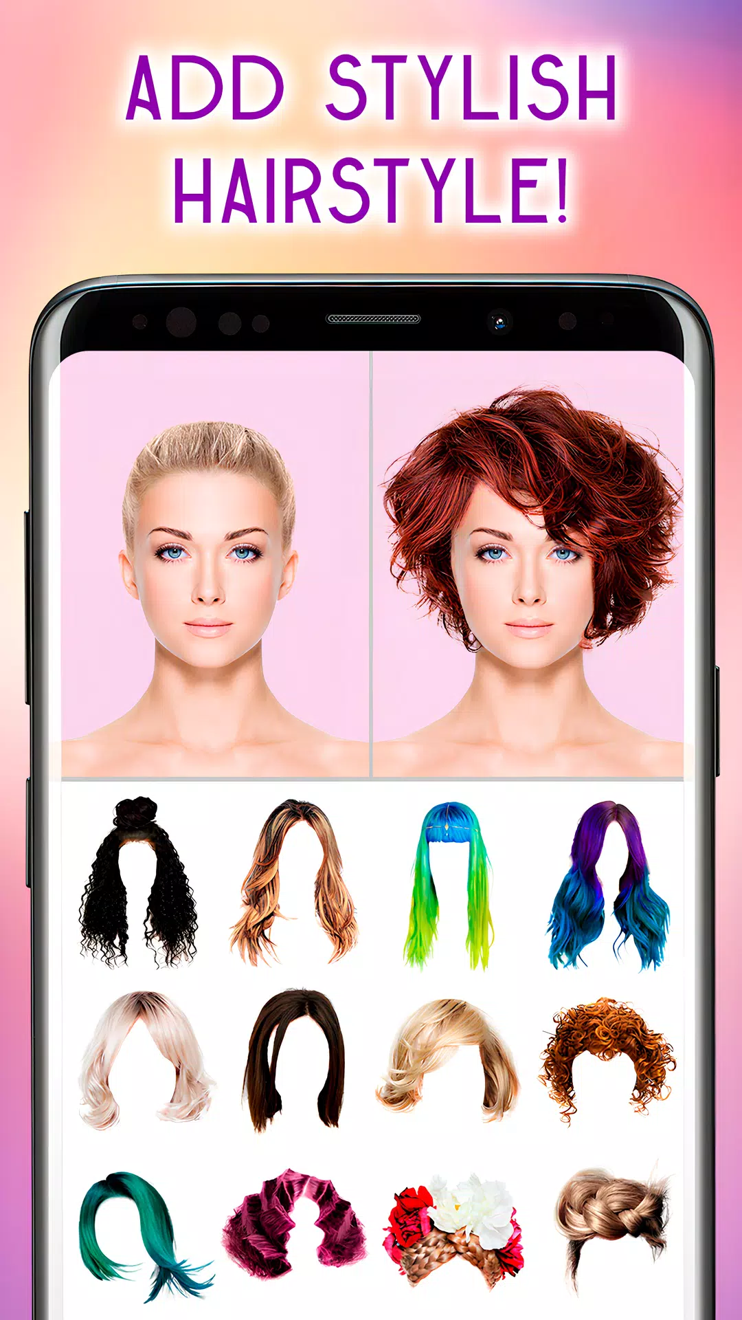 Hairstyles Photo Editor ภาพหน้าจอ 2