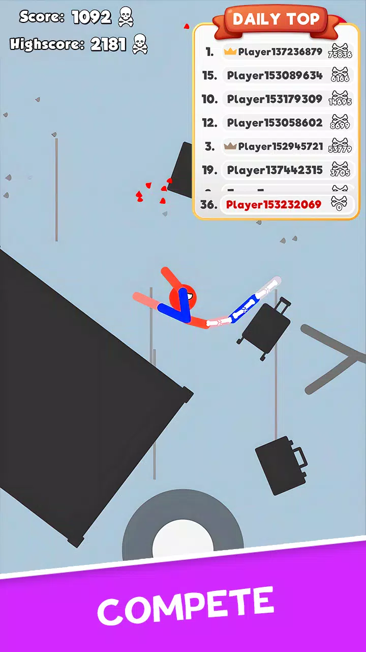 Stickman Broken Bones io Screenshot 1