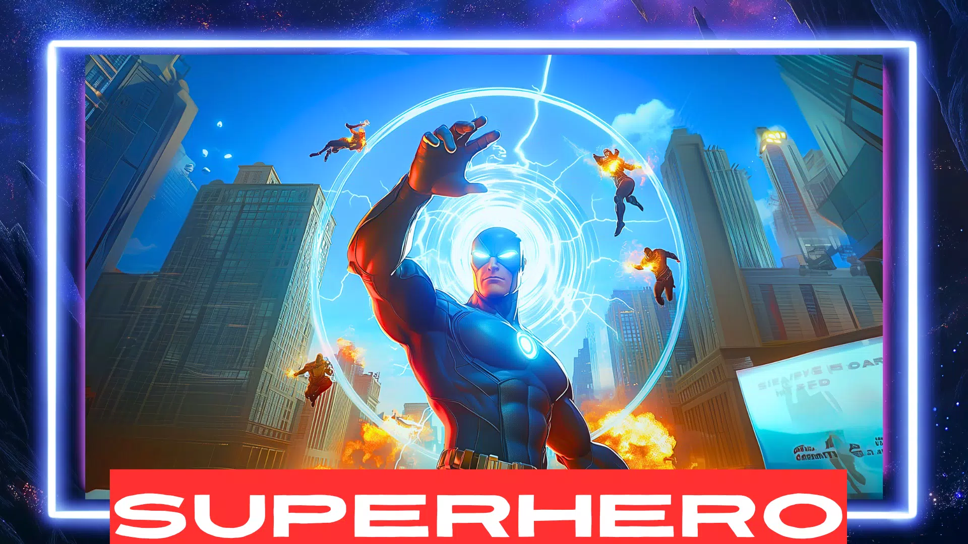 Psychic Hero: a superhero game Ảnh chụp màn hình 0