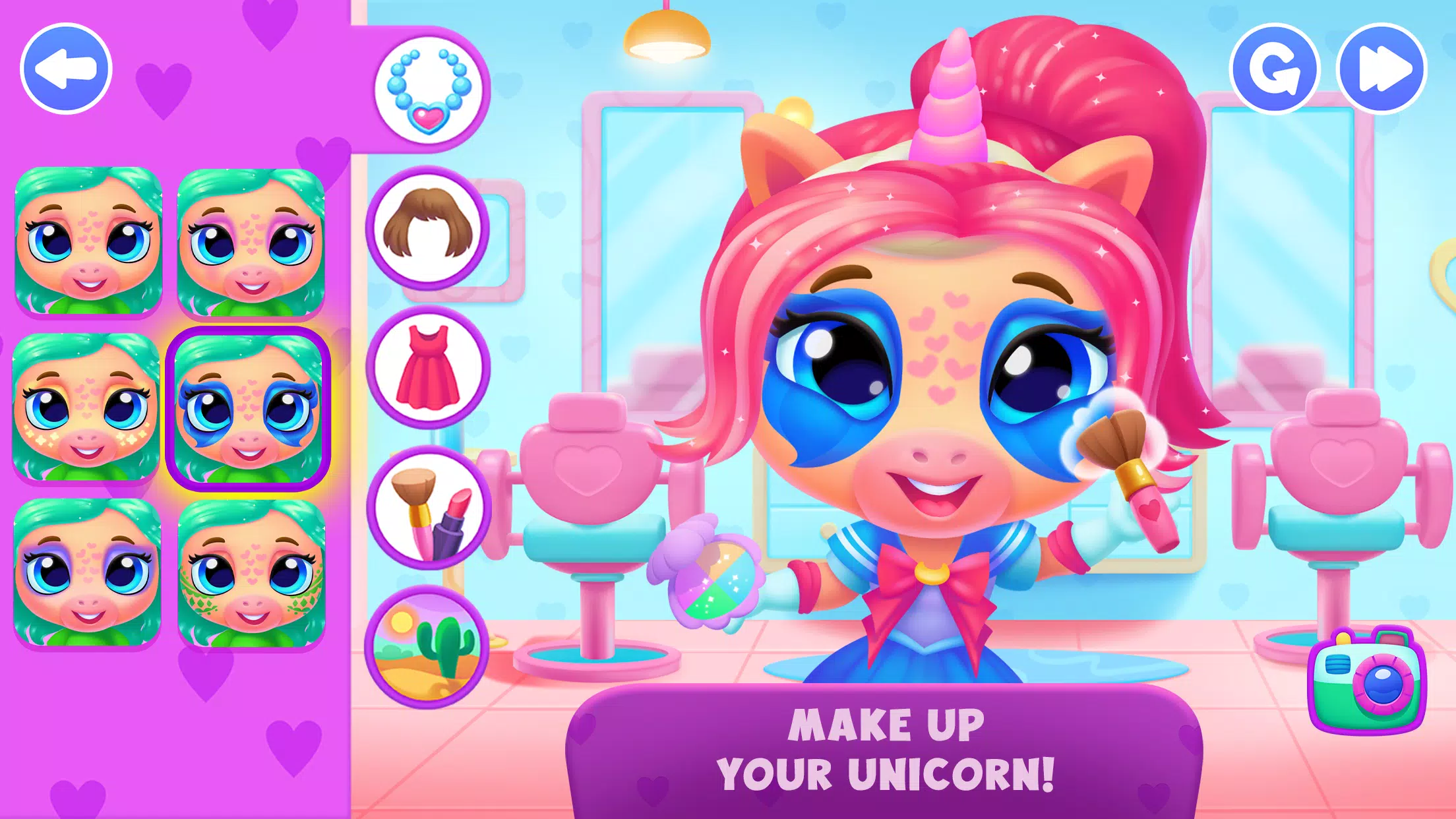 Unicorn Dress up games kids 스크린샷 3